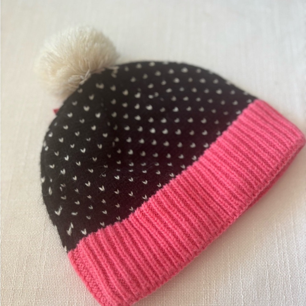 The North Face Pink and Black Kids' Beanie, Great Condition